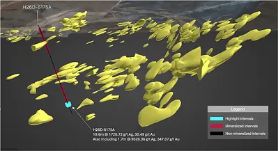 Figure 1, 1 g/t Gold Cutoff Grade Interpolants Figure 1, 1 g/t Gold Cutoff Grade Interpolants